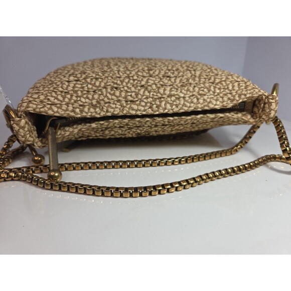 Eric Javits Handbag Lil Sq Ayesha Peanut Woven w/Gold Hardware Medium Sz NWT - Picture 8 of 16